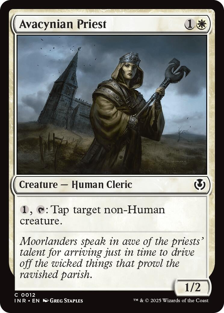 Image for Avacynian Priest (12) (Innistrad Remastered) (INR) - Magic: The Gathering