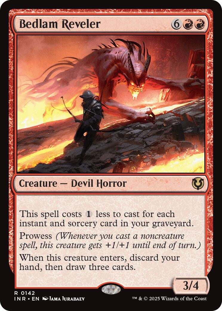 Image for Bedlam Reveler (142) (Innistrad Remastered) (INR) - Magic: The Gathering