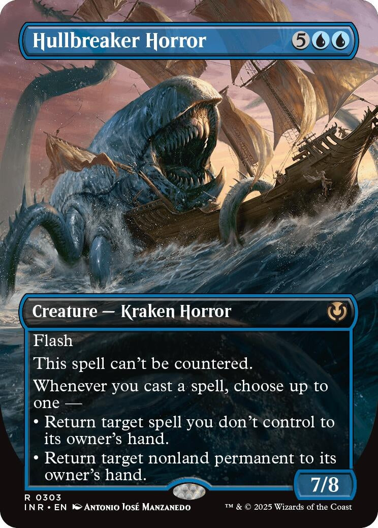 Image for Hullbreaker Horror (Borderless) (303) (Innistrad Remastered) (INR) - Magic: The Gathering