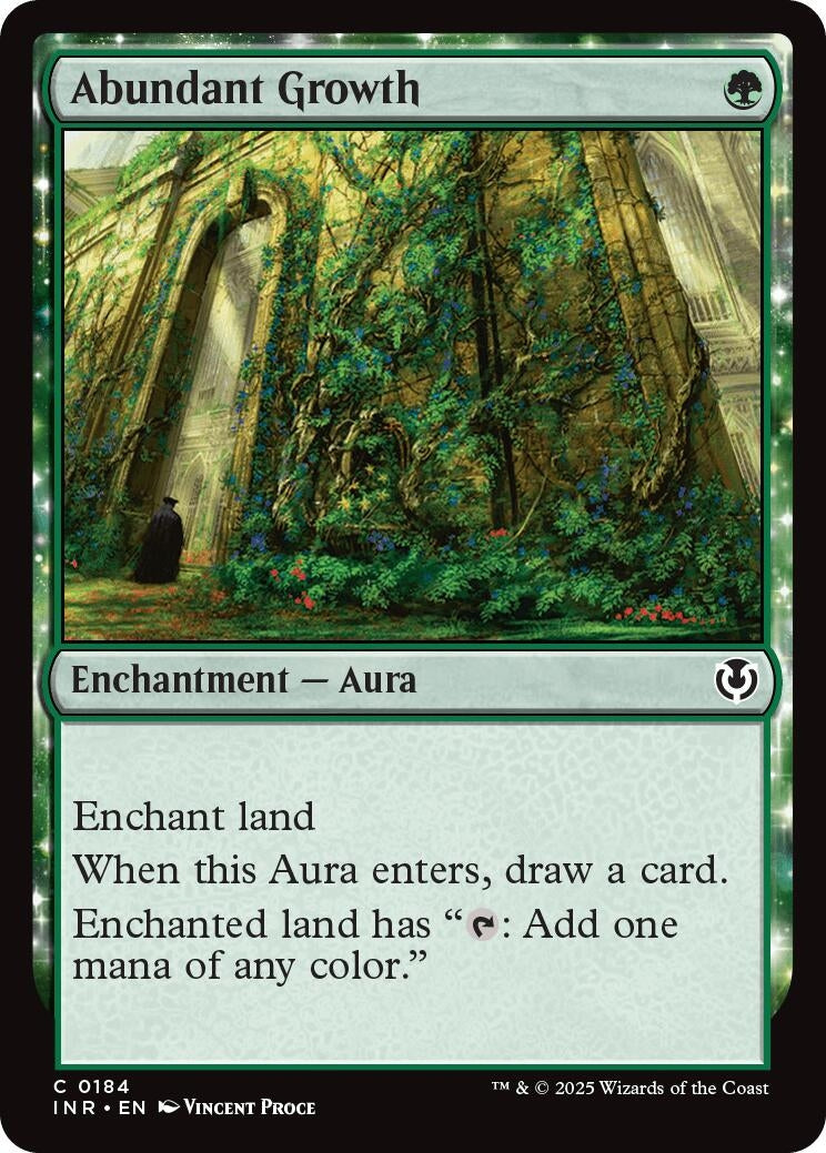Image for Abundant Growth (184) (Innistrad Remastered) (INR) - Magic: The Gathering