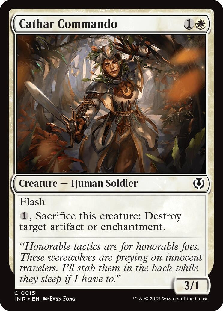 Image for Cathar Commando (15) (Innistrad Remastered) (INR) - Magic: The Gathering