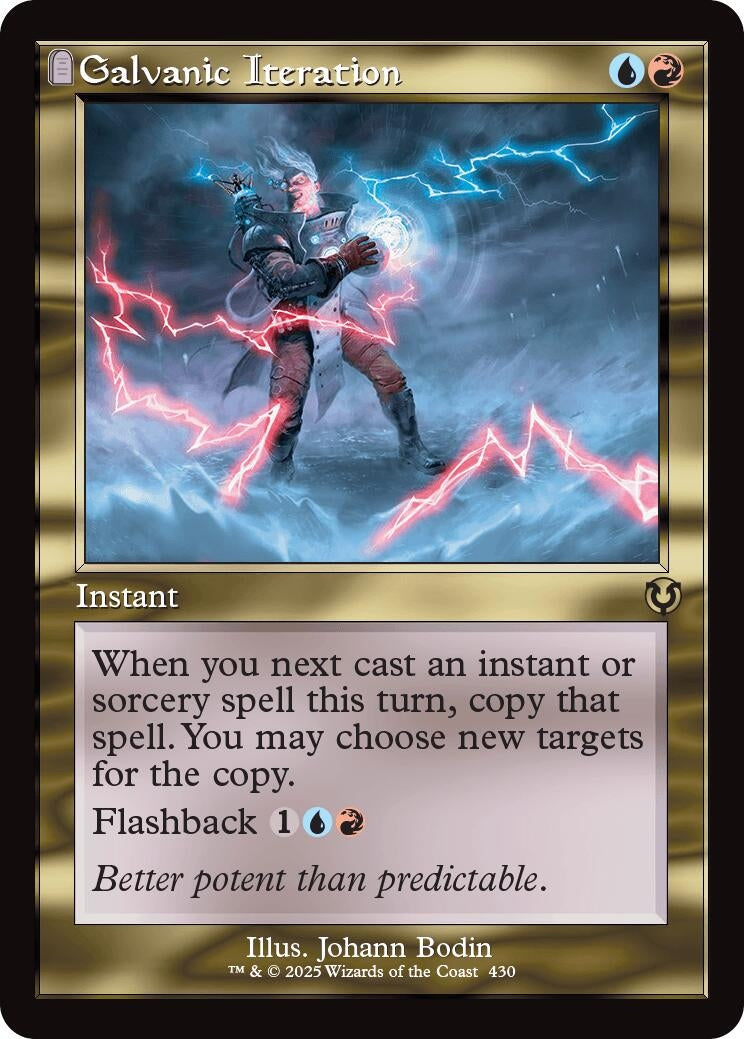 Image for Galvanic Iteration (Retro Frame) (430) (Innistrad Remastered) (INR) - Magic: The Gathering