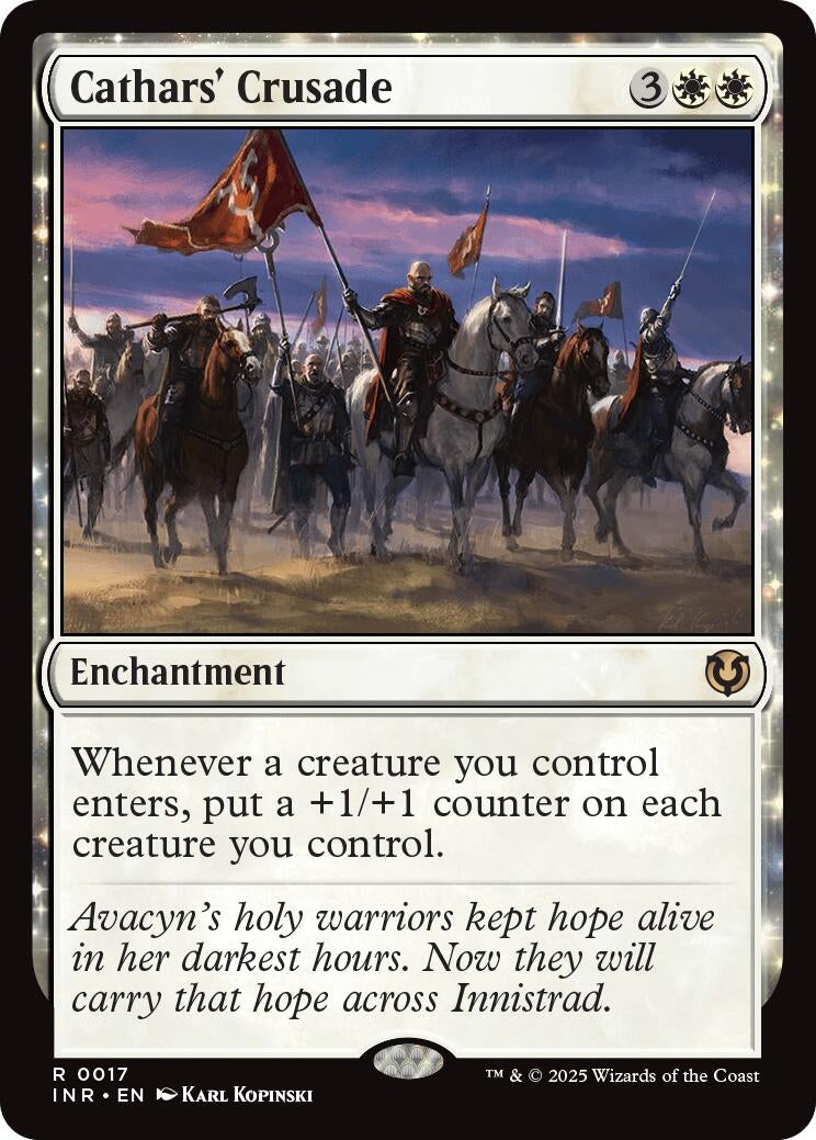 Image for Cathars' Crusade (17) (Innistrad Remastered) (INR) - Magic: The Gathering
