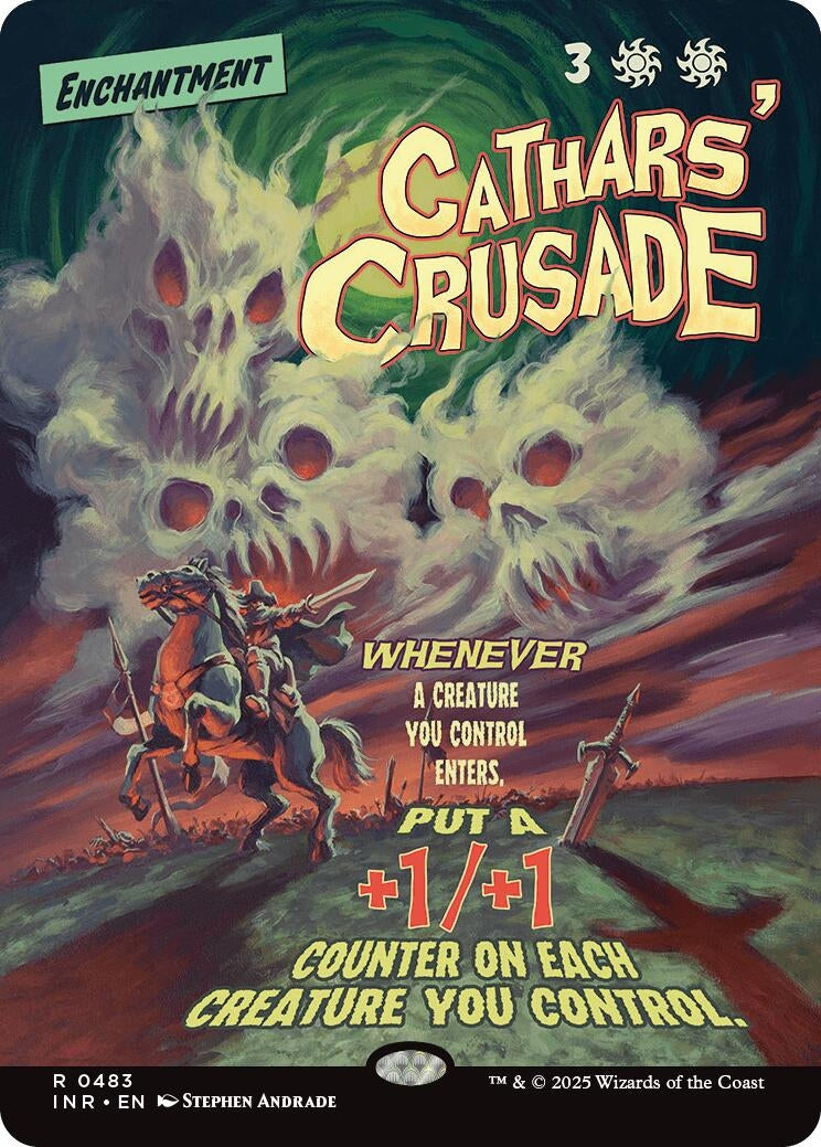 Image for Cathars' Crusade (Showcase) (483) (Innistrad Remastered) (INR) - Magic: The Gathering