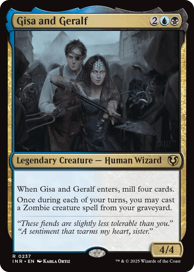 Image for Gisa and Geralf (237) (Innistrad Remastered) (INR) - Magic: The Gathering