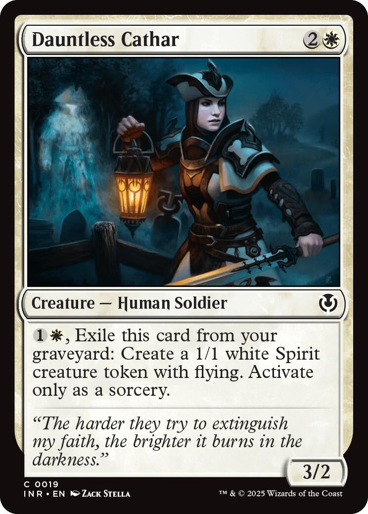 Image for Dauntless Cathar (19) (Innistrad Remastered) (INR) - Magic: The Gathering