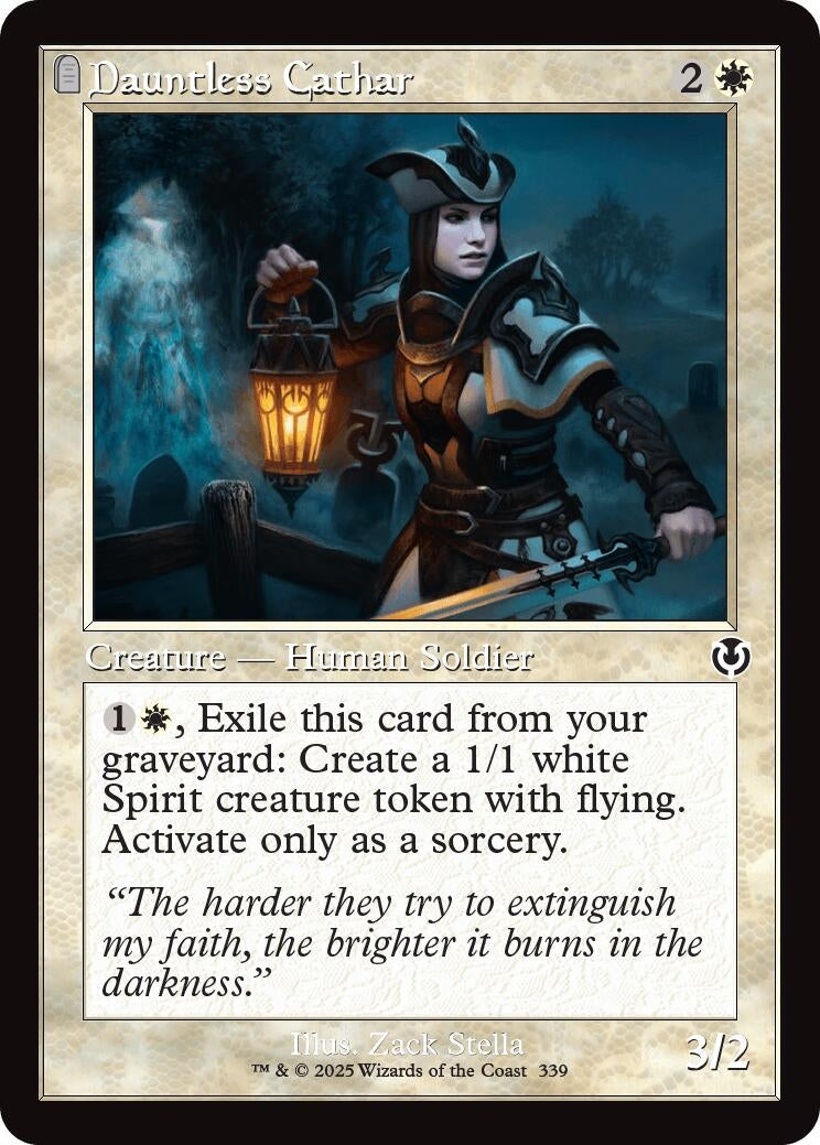 Image for Dauntless Cathar (Retro Frame) (339) (Innistrad Remastered) (INR) - Magic: The Gathering