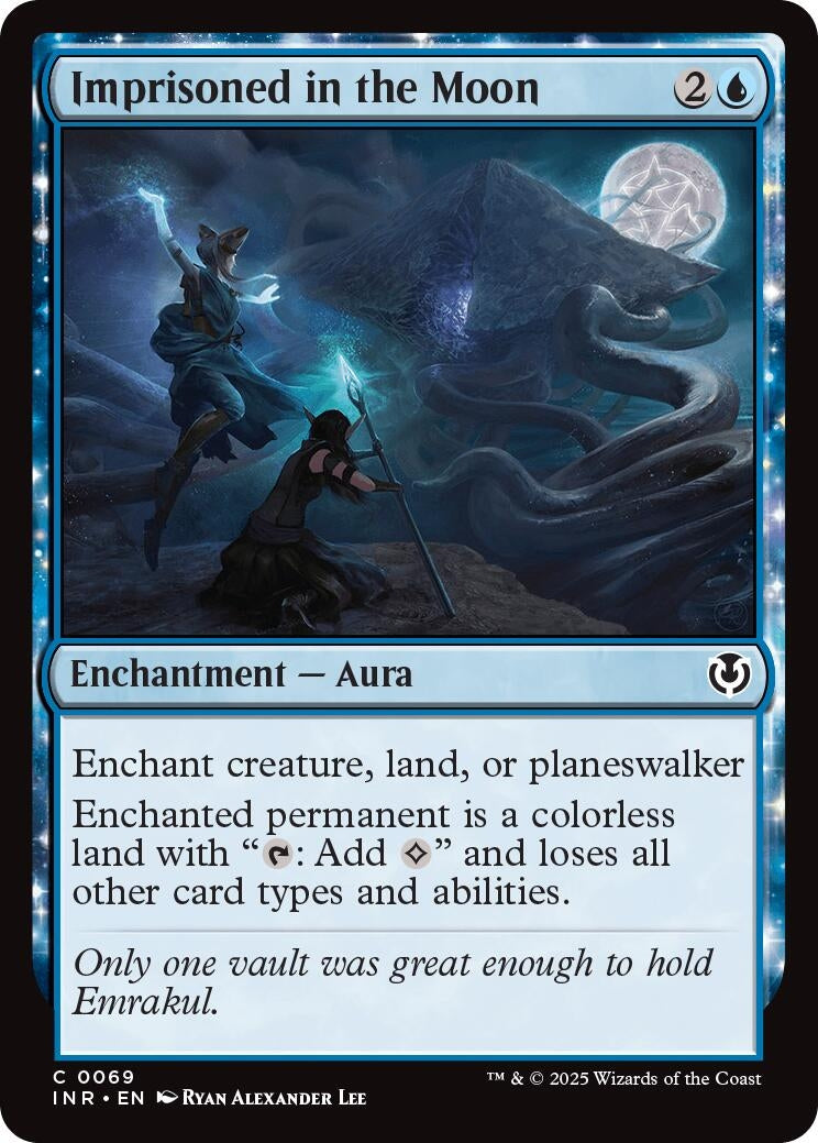 Image for Imprisoned in the Moon (69) (Innistrad Remastered) (INR) - Magic: The Gathering