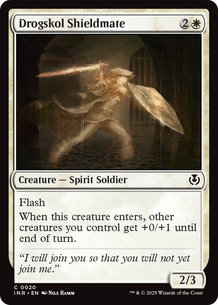 Image for Drogskol Shieldmate (20) (Innistrad Remastered) (INR) - Magic: The Gathering