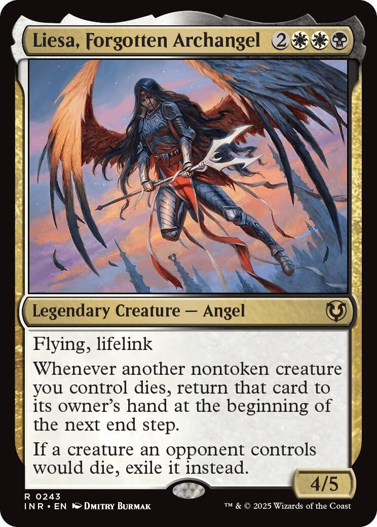 Image for Liesa, Forgotten Archangel (243) (Innistrad Remastered) (INR) - Magic: The Gathering