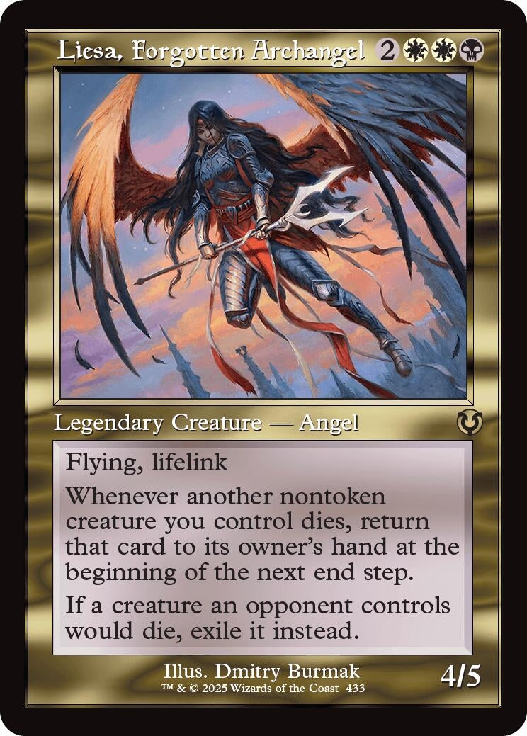 Image for Liesa, Forgotten Archangel (Retro Frame) (433) (Innistrad Remastered) (INR) - Magic: The Gathering