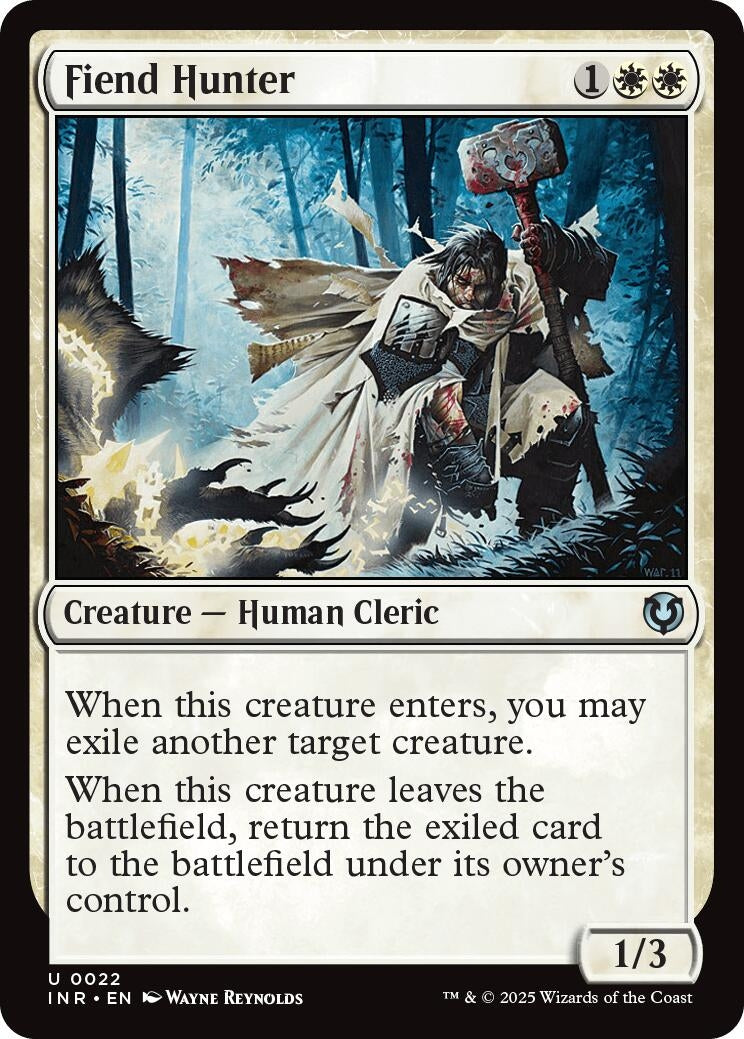 Image for Fiend Hunter (22) (Innistrad Remastered) (INR) - Magic: The Gathering