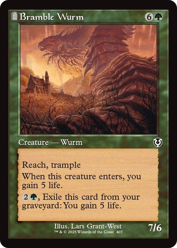 Image for Bramble Wurm (Retro Frame) (407) (Innistrad Remastered) (INR) - Magic: The Gathering