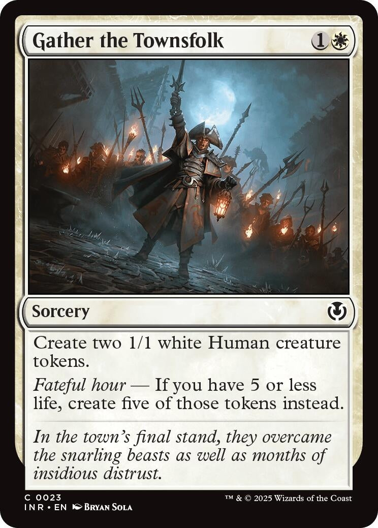Image for Gather the Townsfolk (23) (Innistrad Remastered) (INR) - Magic: The Gathering