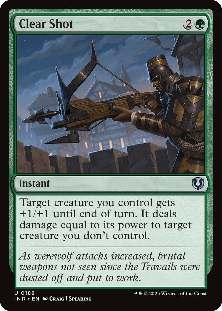 Image for Clear Shot (188) (Innistrad Remastered) (INR) - Magic: The Gathering