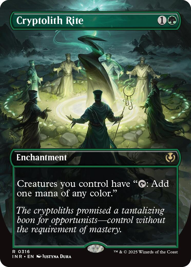 Image for Cryptolith Rite (Borderless) (316) (Innistrad Remastered) (INR) - Magic: The Gathering