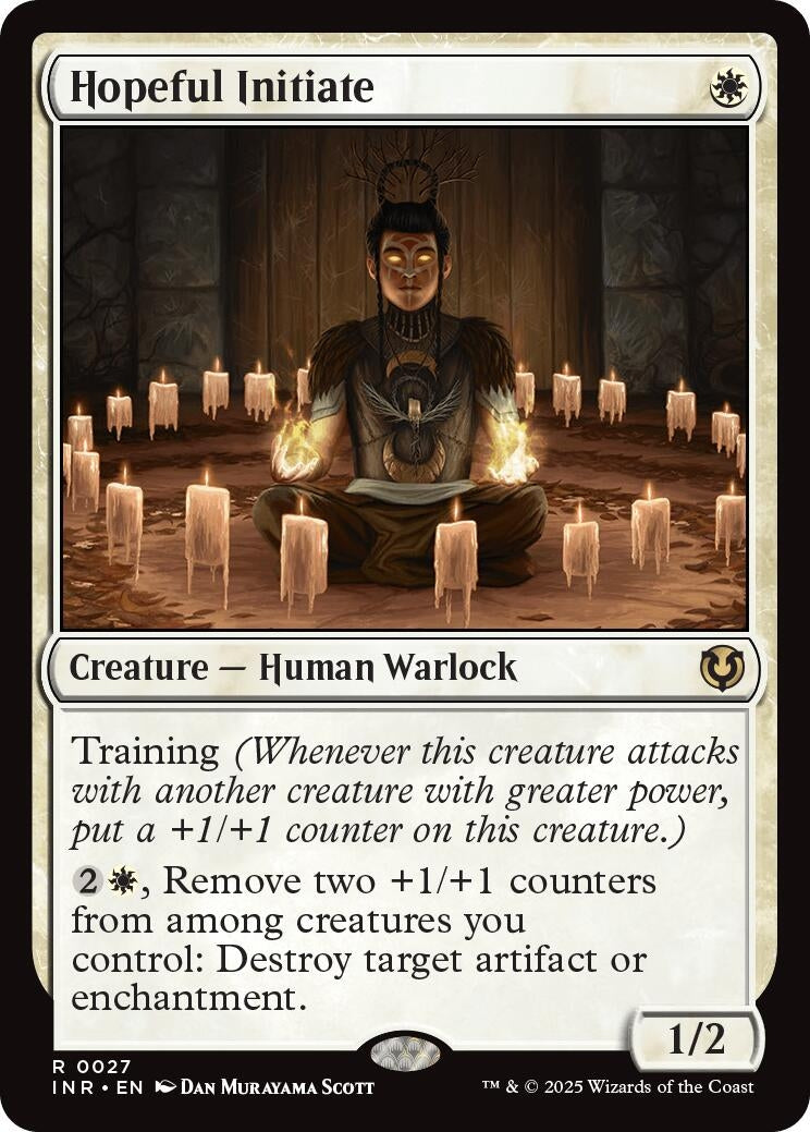 Image for Hopeful Initiate (27) (Innistrad Remastered) (INR) - Magic: The Gathering