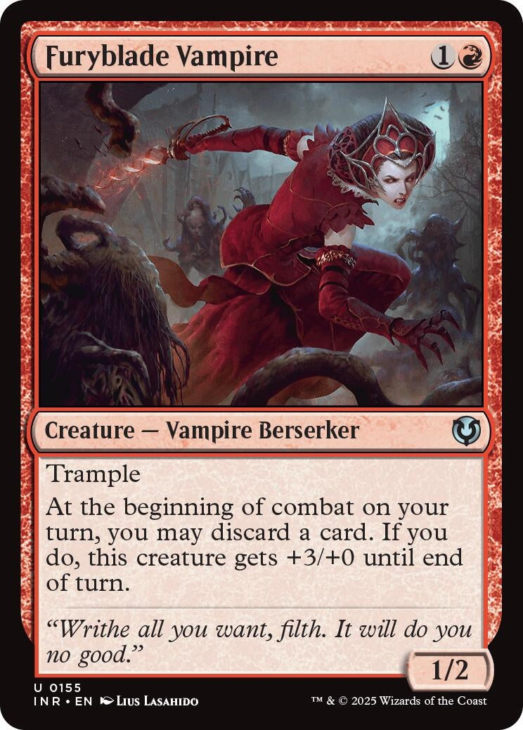 Image for Furyblade Vampire (155) (Innistrad Remastered) (INR) - Magic: The Gathering