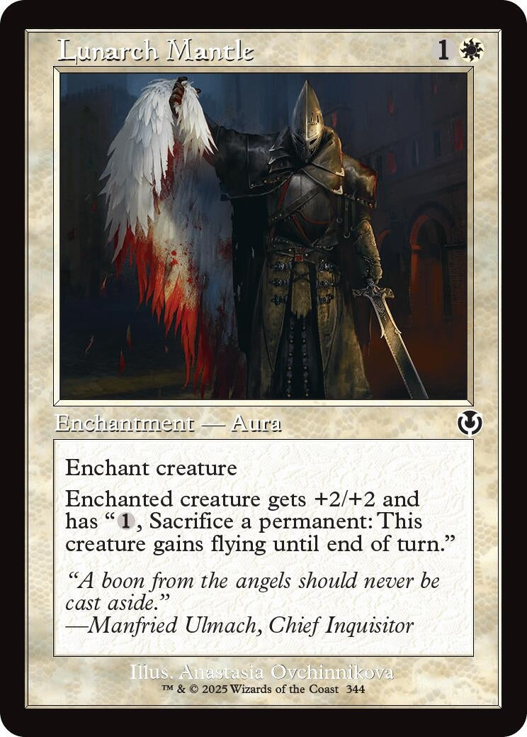 Image for Lunarch Mantle (Retro Frame) (344) (Innistrad Remastered) (INR) - Magic: The Gathering