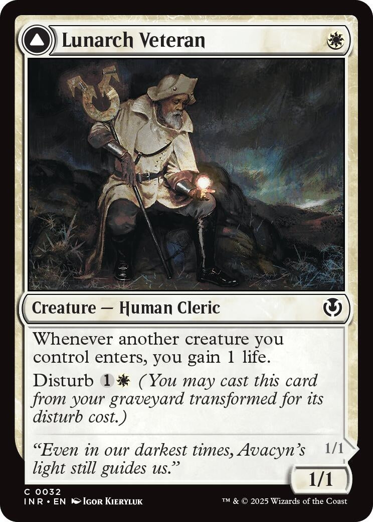 Image for Lunarch Veteran (32) (Innistrad Remastered) (INR) - Magic: The Gathering