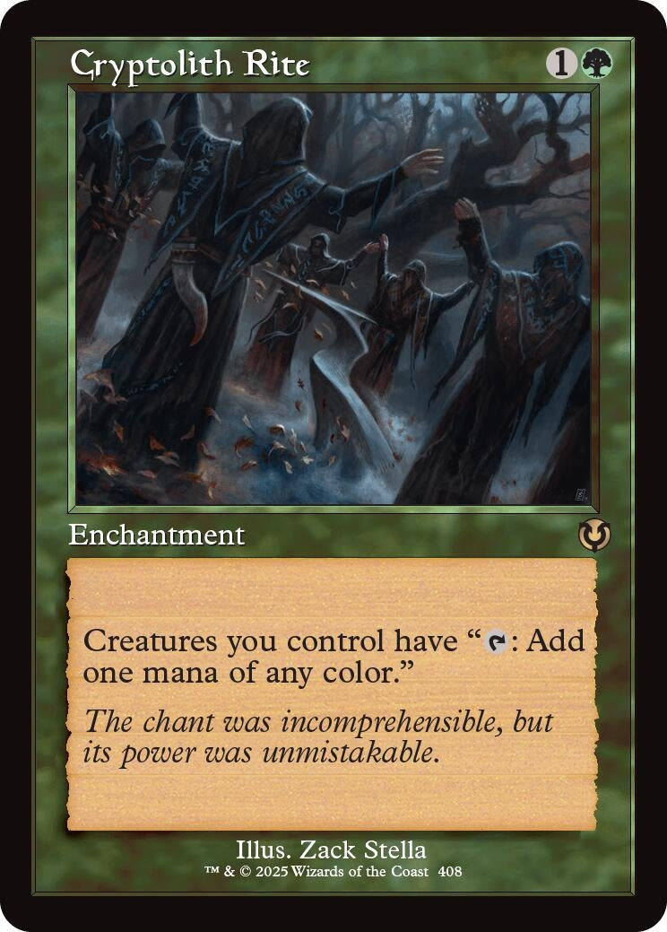 Image for Cryptolith Rite (Retro Frame) (408) (Innistrad Remastered) (INR) - Magic: The Gathering