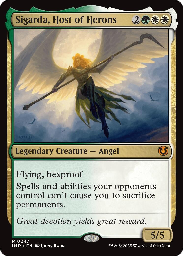 Image for Sigarda, Host of Herons (247) (Innistrad Remastered) (INR) - Magic: The Gathering