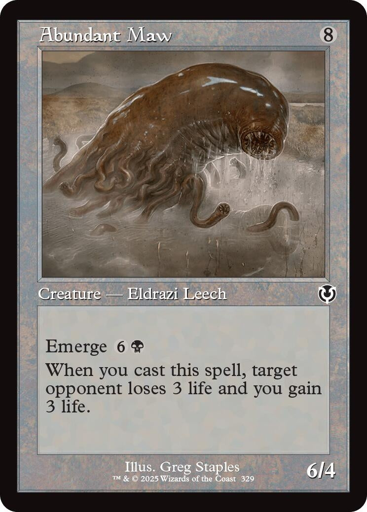 Image for Abundant Maw (Retro Frame) (329) (Innistrad Remastered) (INR) - Magic: The Gathering