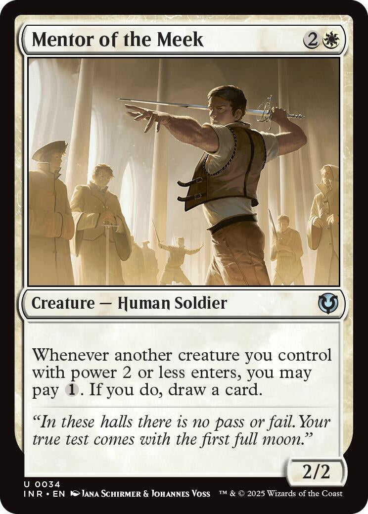 Image for Mentor of the Meek (34) (Innistrad Remastered) (INR) - Magic: The Gathering