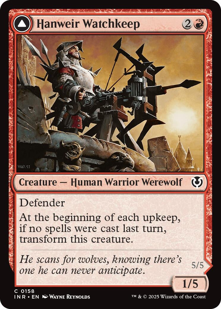 Image for Hanweir Watchkeep (158) (Innistrad Remastered) (INR) - Magic: The Gathering