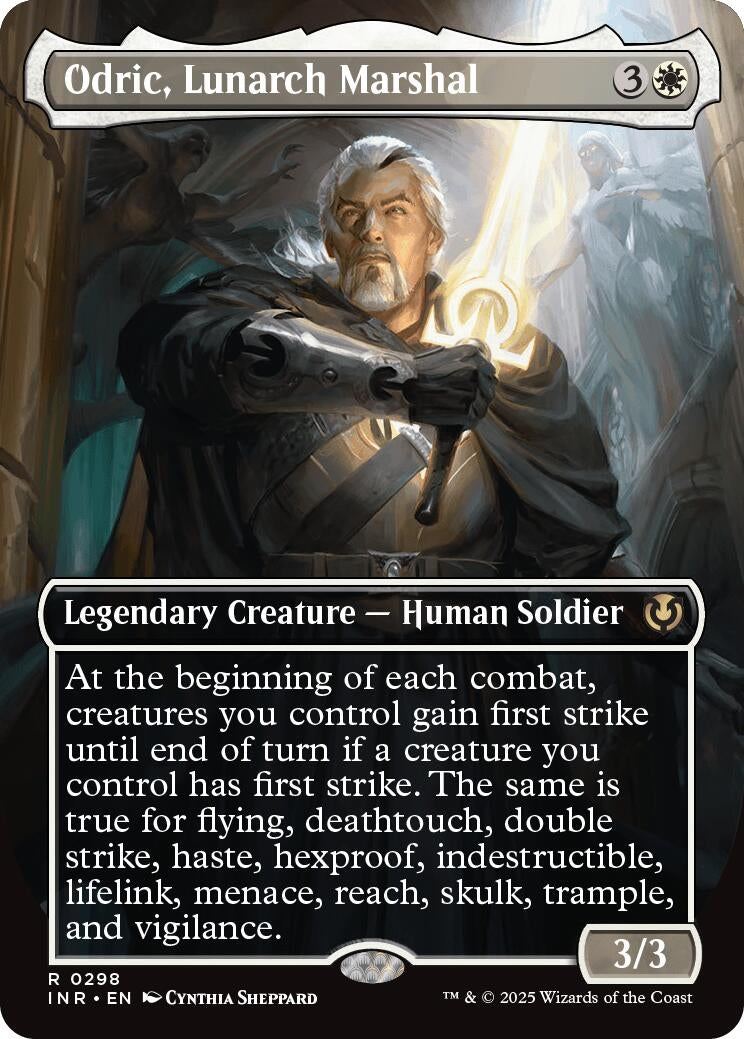 Image for Odric, Lunarch Marshal (Borderless) (298) (Innistrad Remastered) (INR) - Magic: The Gathering