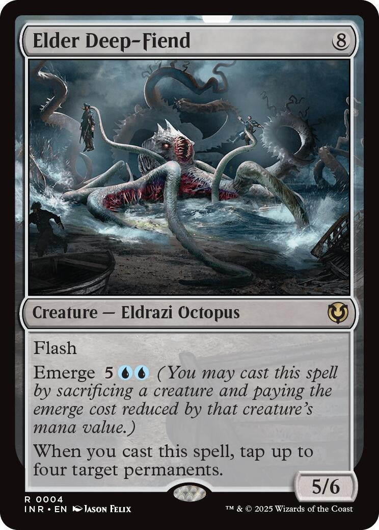 Image for Elder Deep-Fiend (4) (Innistrad Remastered) (INR) - Magic: The Gathering
