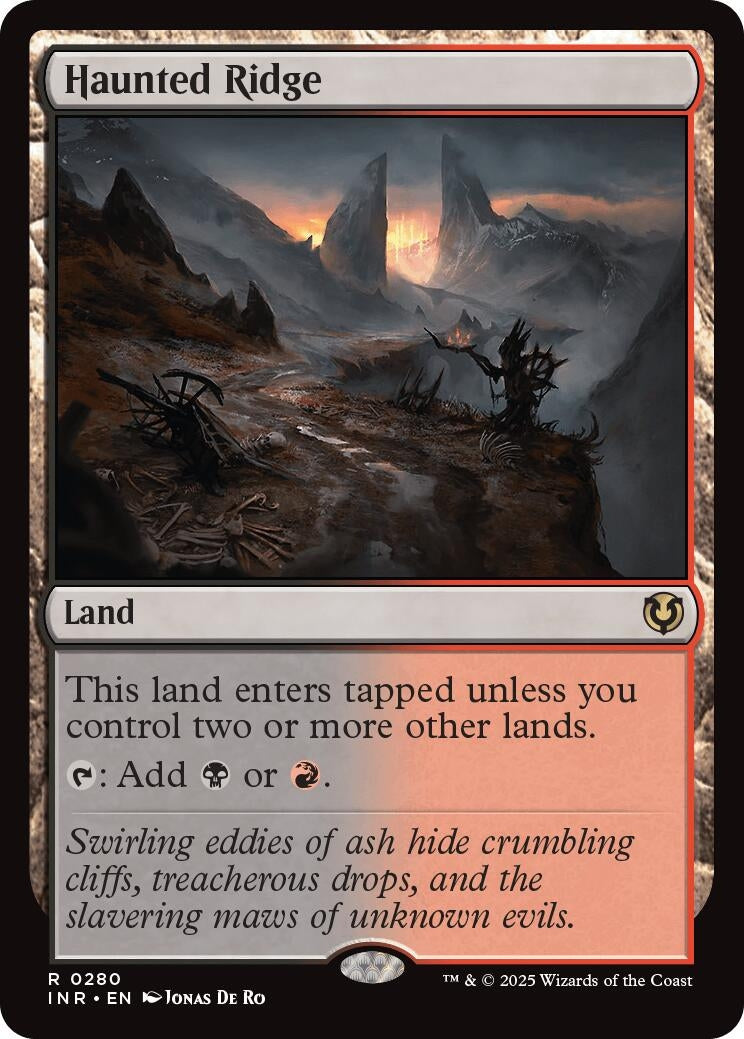 Image for Haunted Ridge (280) (Innistrad Remastered) (INR) - Magic: The Gathering