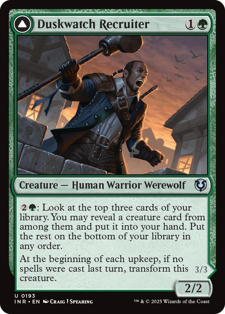 Image for Duskwatch Recruiter (193) (Innistrad Remastered) (INR) - Magic: The Gathering