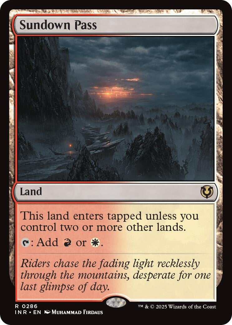 Image for Sundown Pass (286) (Innistrad Remastered) (INR) - Magic: The Gathering