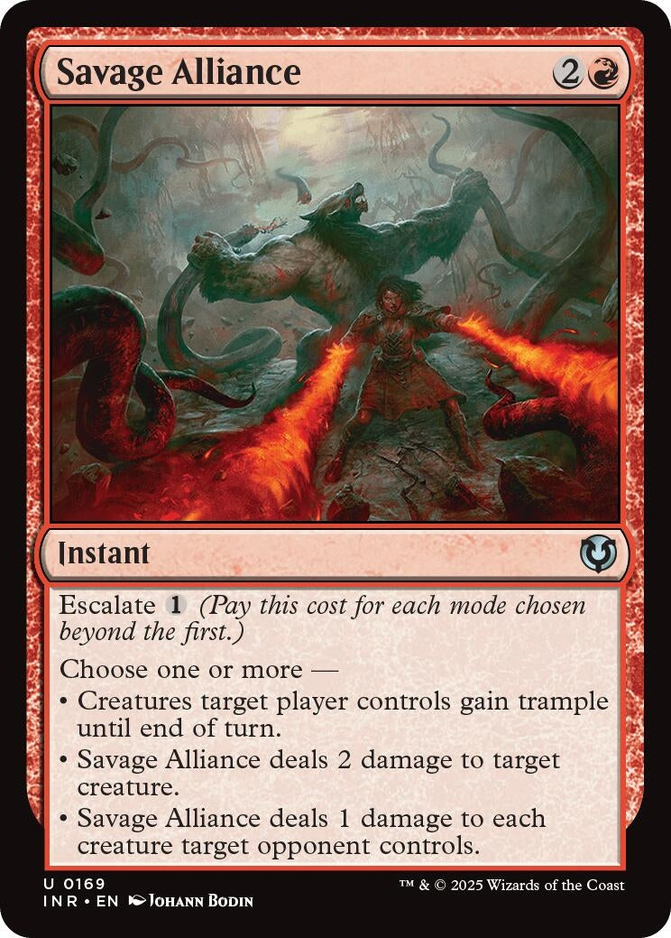 Image for Savage Alliance (169) (Innistrad Remastered) (INR) - Magic: The Gathering
