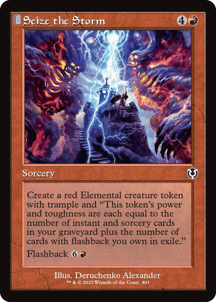Image for Seize the Storm (Retro Frame) (401) (Innistrad Remastered) (INR) - Magic: The Gathering