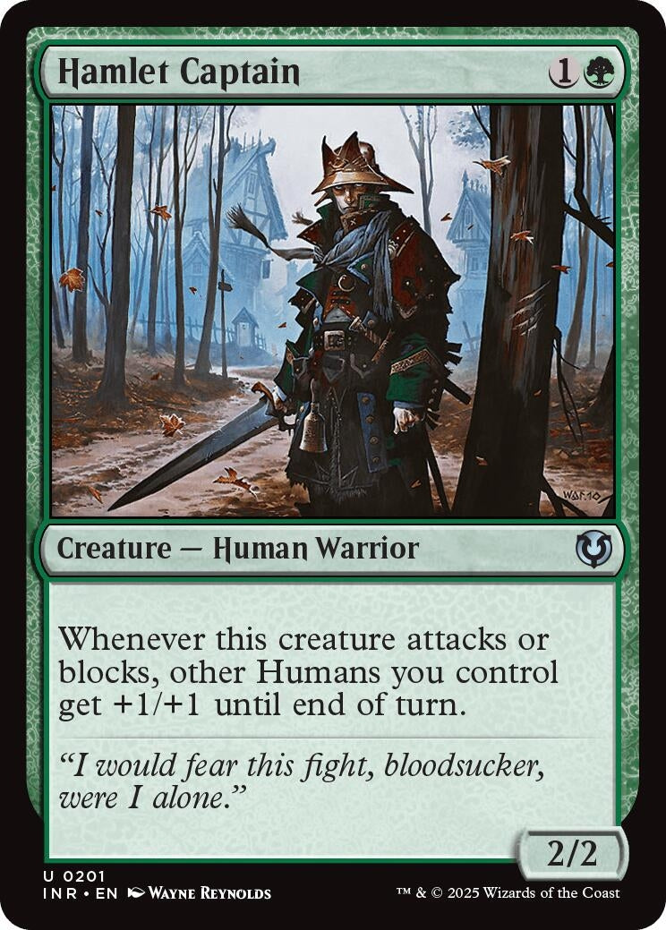 Image for Hamlet Captain (201) (Innistrad Remastered) (INR) - Magic: The Gathering