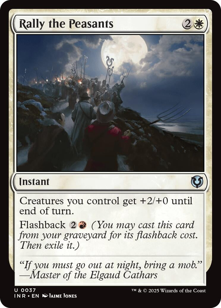 Image for Rally the Peasants (37) (Innistrad Remastered) (INR) - Magic: The Gathering