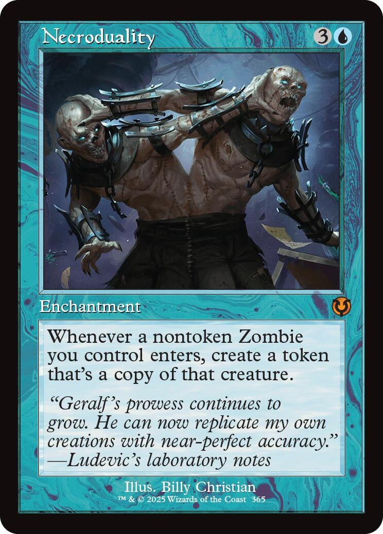 Image for Necroduality (Retro Frame) (365) (Innistrad Remastered) (INR) - Magic: The Gathering