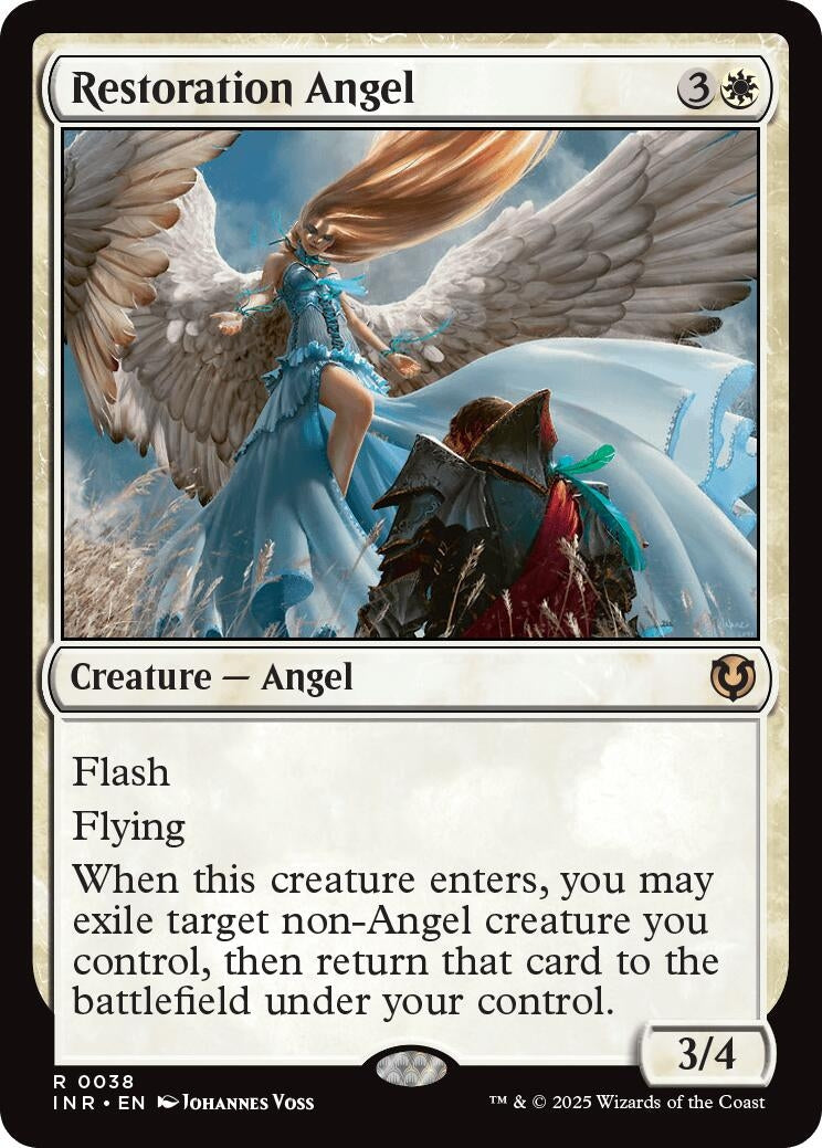 Image for Restoration Angel (38) (Innistrad Remastered) (INR) - Magic: The Gathering
