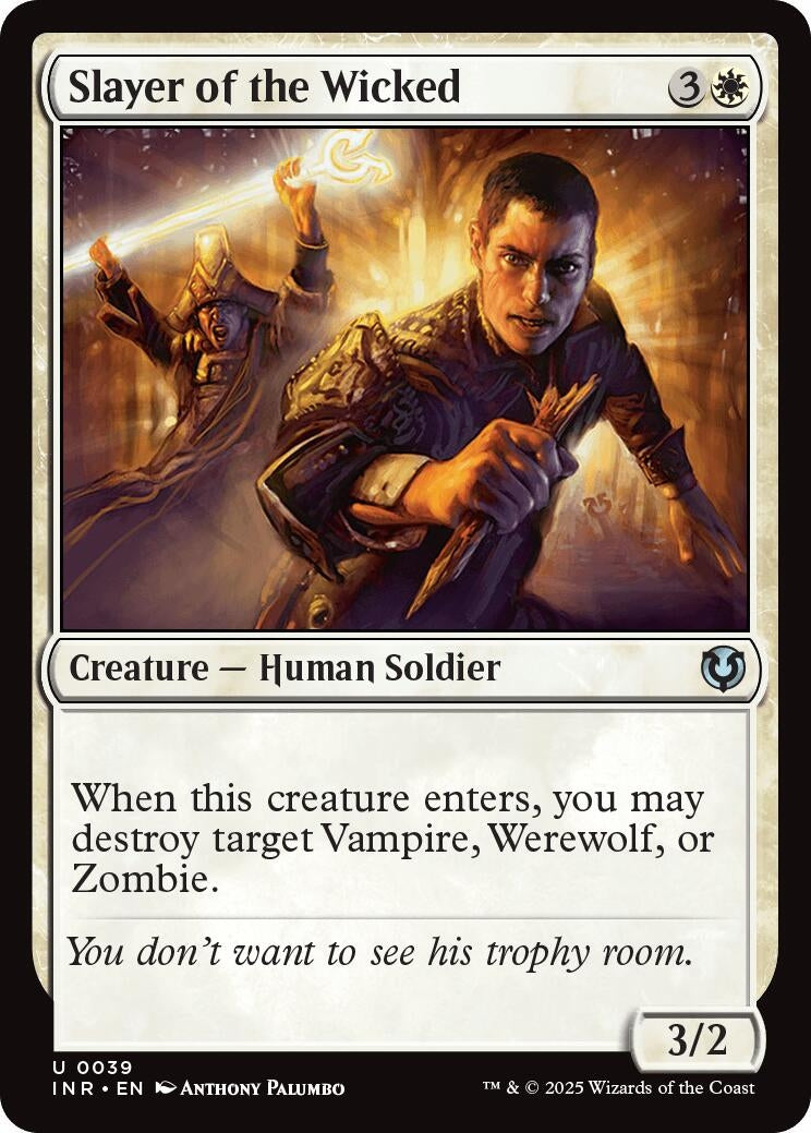 Image for Slayer of the Wicked (39) (Innistrad Remastered) (INR) - Magic: The Gathering