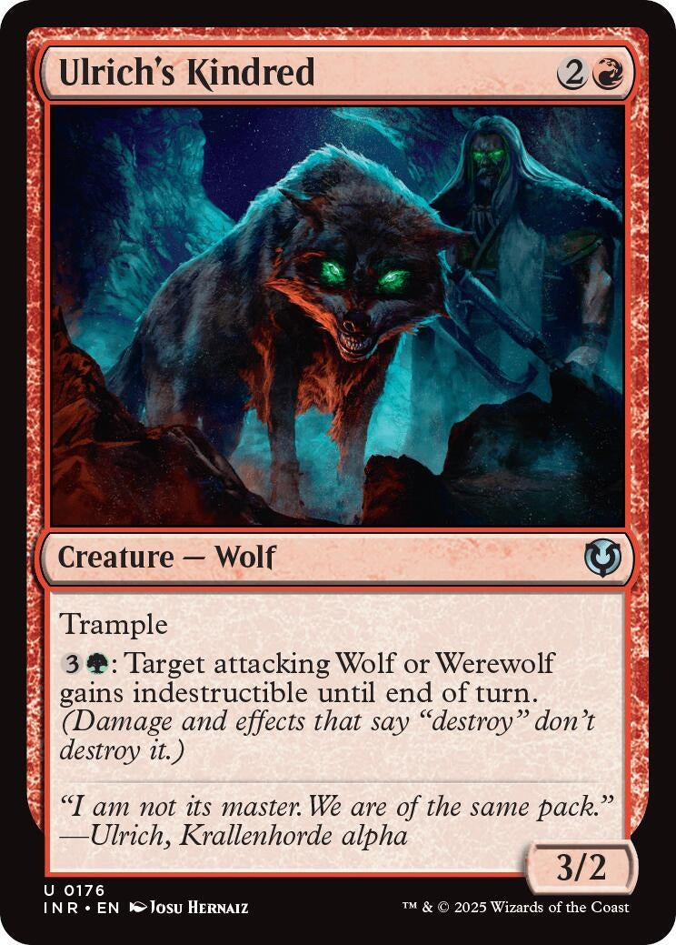 Image for Ulrich's Kindred (176) (Innistrad Remastered) (INR) - Magic: The Gathering