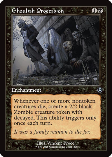 Image for Ghoulish Procession (Retro Frame) (378) (Innistrad Remastered) (INR) - Magic: The Gathering