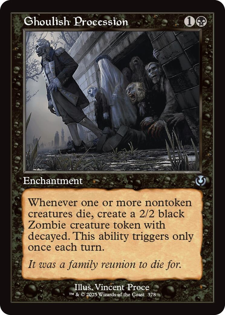 Image for Ghoulish Procession (Retro Frame) (378) (Innistrad Remastered) (INR) - Magic: The Gathering