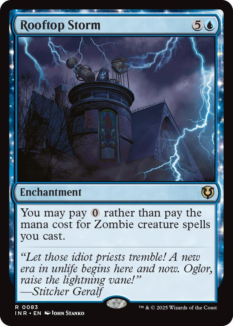 Image for Rooftop Storm (83) (Innistrad Remastered) (INR) - Magic: The Gathering