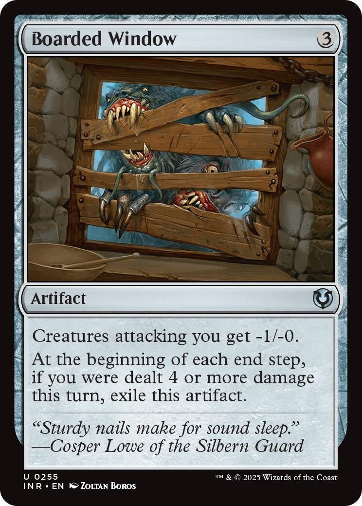 Image for Boarded Window (255) (Innistrad Remastered) (INR) - Magic: The Gathering