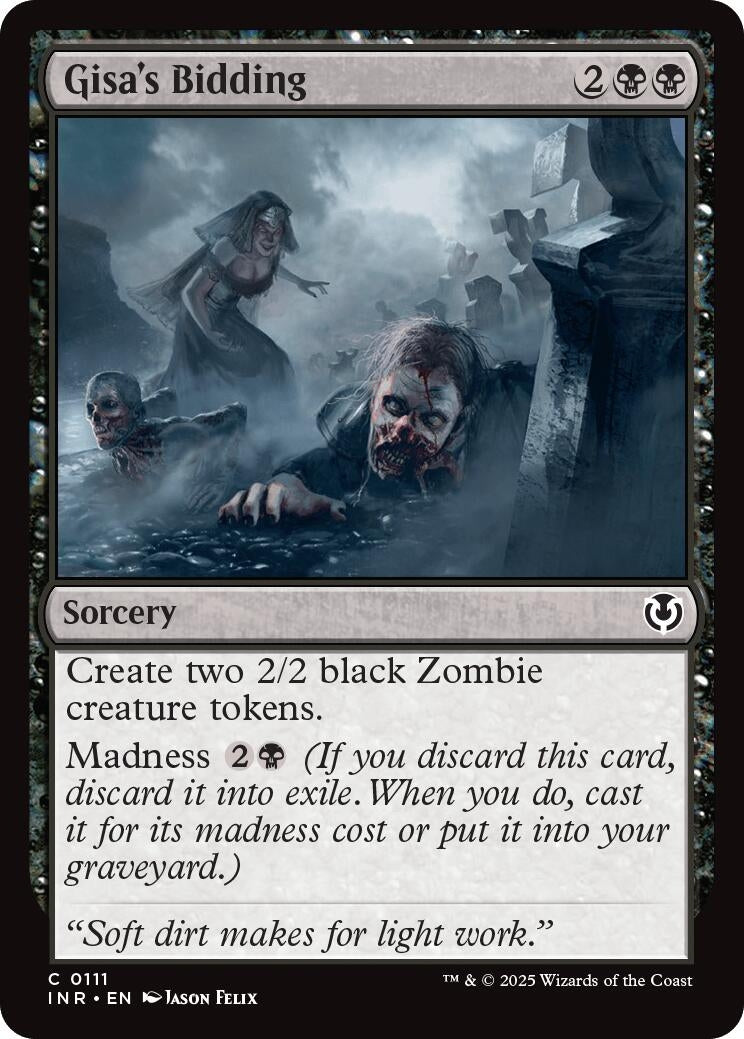 Image for Gisa's Bidding (111) (Innistrad Remastered) (INR) - Magic: The Gathering