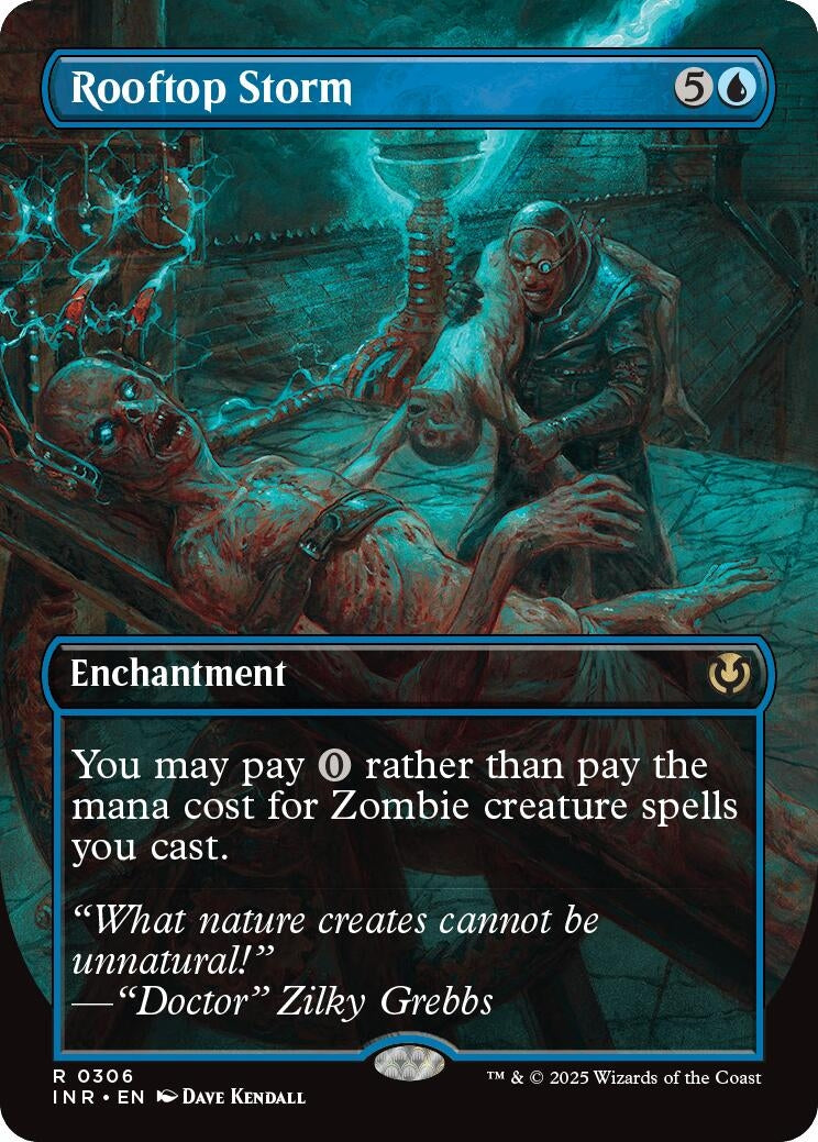 Image for Rooftop Storm (Borderless) (306) (Innistrad Remastered) (INR) - Magic: The Gathering