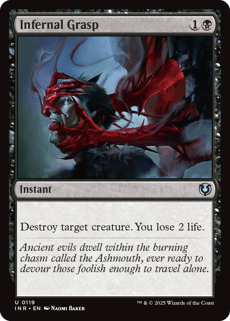 Image for Infernal Grasp (119) (Innistrad Remastered) (INR) - Magic: The Gathering