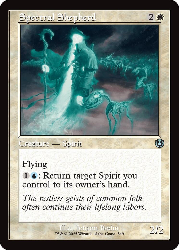 Image for Spectral Shepherd (Retro Frame) (349) (Innistrad Remastered) (INR) - Magic: The Gathering